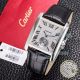 Replica Cartier Tank Watch SS White Roman Diamond Face Leather Watch (1)_th.jpg